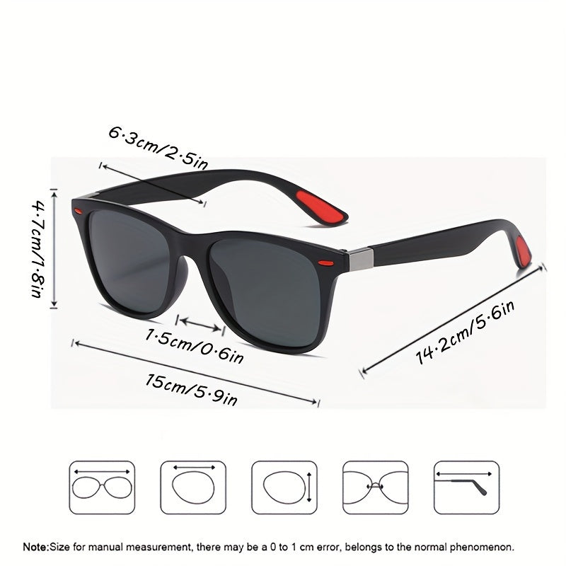 Polarized Sports Sunglasses For Women Men Mirrored Lens