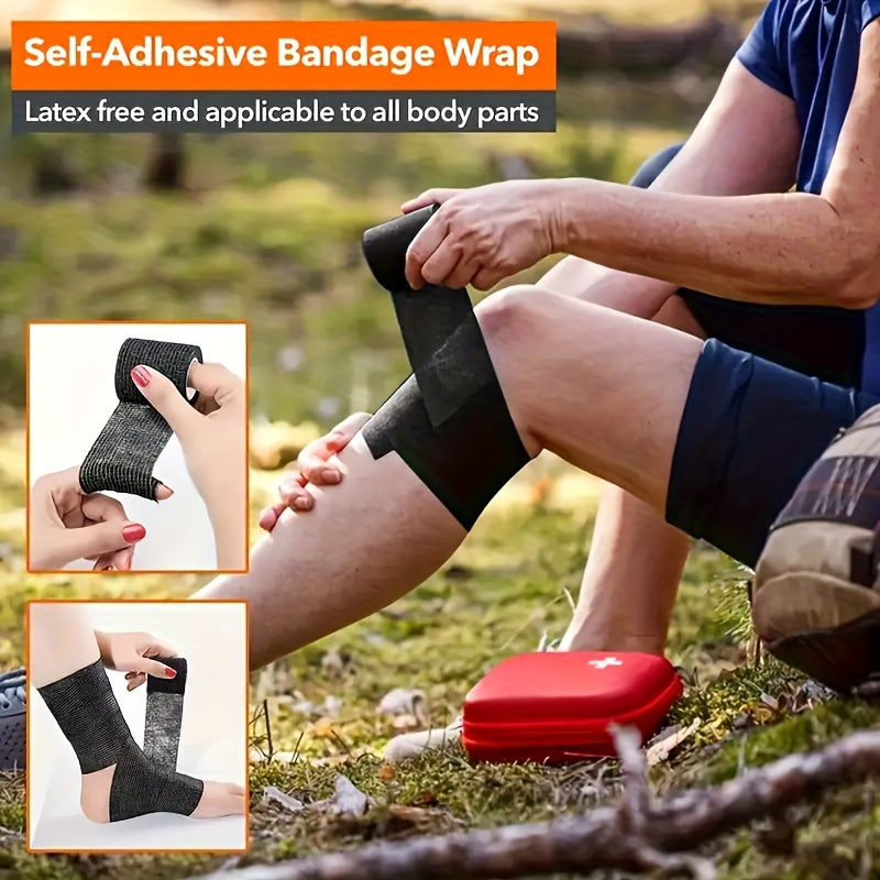 30-Piece Elastic Self-Adhesive Sports Bandages - Versatile For Finger, Ankle, Wrist, Waist, Knee & Elbow Protection