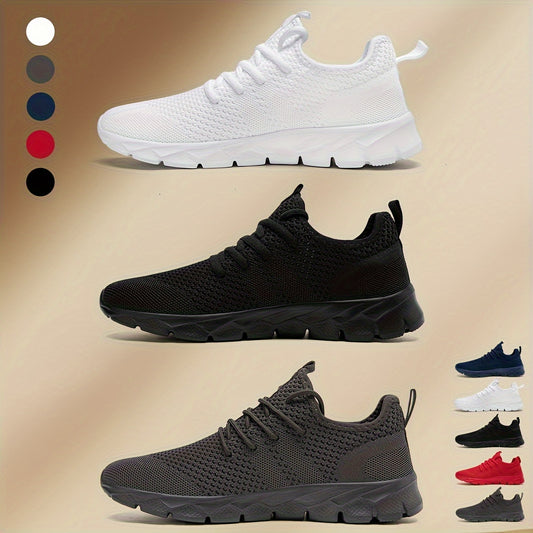 Men's Lightweight Sneakers, Breathable Lace-ups