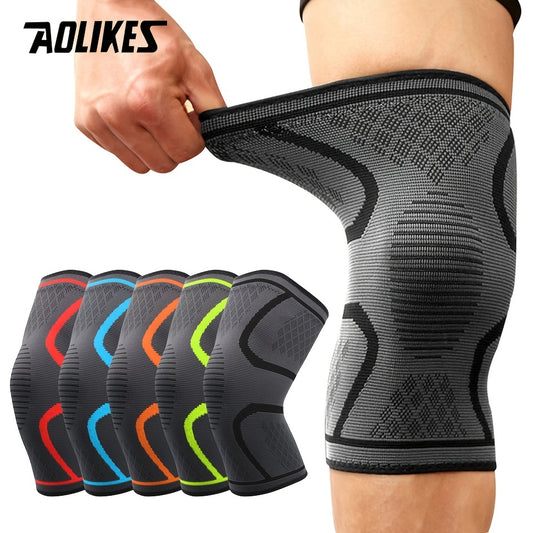 1pc AOLIKES Knee Pad & Sleeve - Protective Knee Braces for Running & Cycling