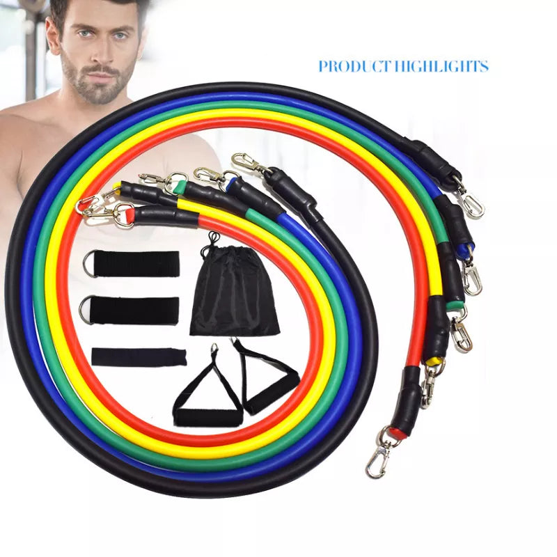 11 Piece Set Of Resistance Band