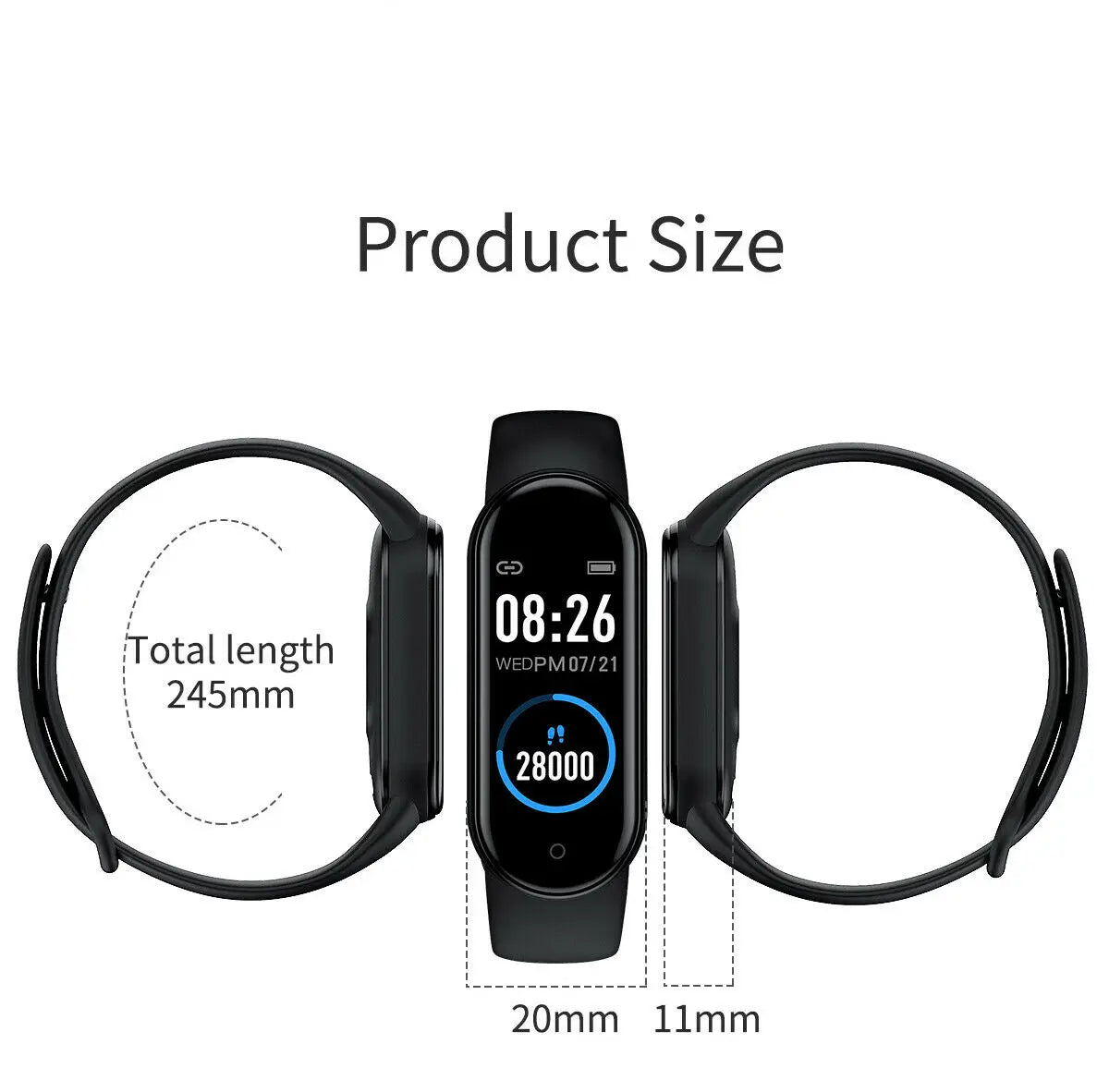 New Smart Watch Digital Men Women Bluetooth Fitness Tracker Watch Sport Heart Rate Blood Pressure for Android iOS Smart watch