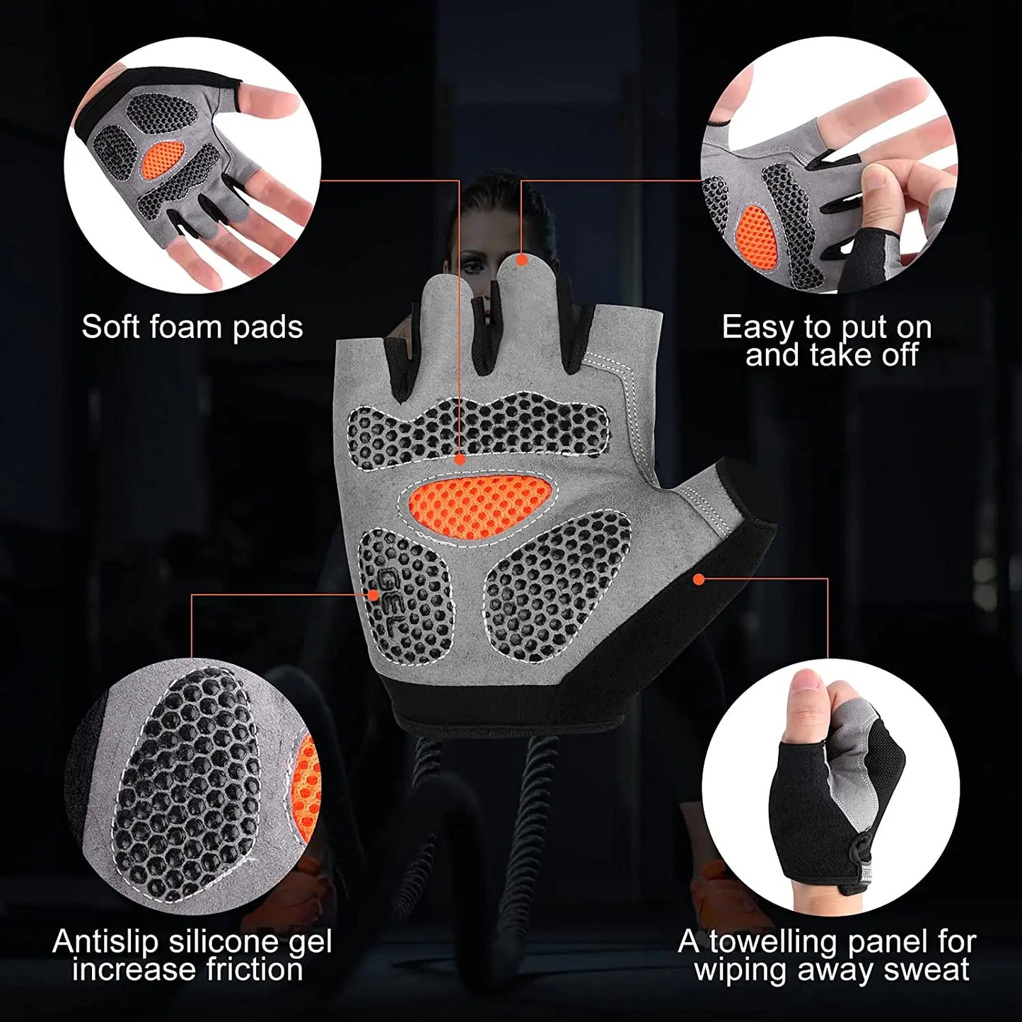 Weightlifting gloves men and woman