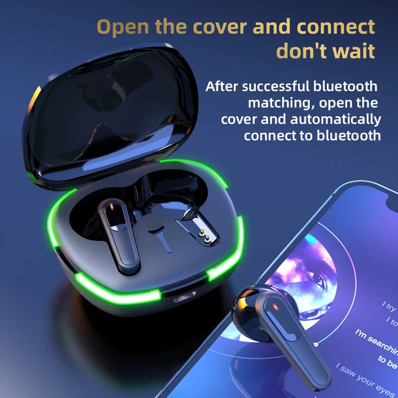 Pro 60 TWS Wireless Bluetooth Earphones Headphones Mini Fone Earphone Stereo Sport Headset For Xiaomi Android Earbuds