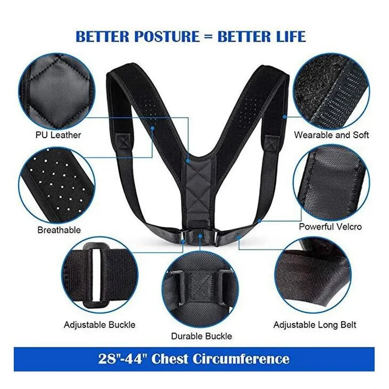 New Adult Body Shapers Brace Belt Corset Posture Corrector