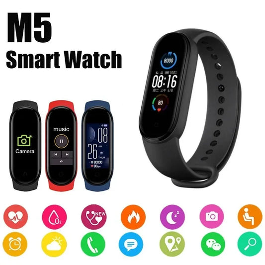 New Smart Watch Digital Men Women Bluetooth Fitness Tracker Watch Sport Heart Rate Blood Pressure for Android iOS Smart watch