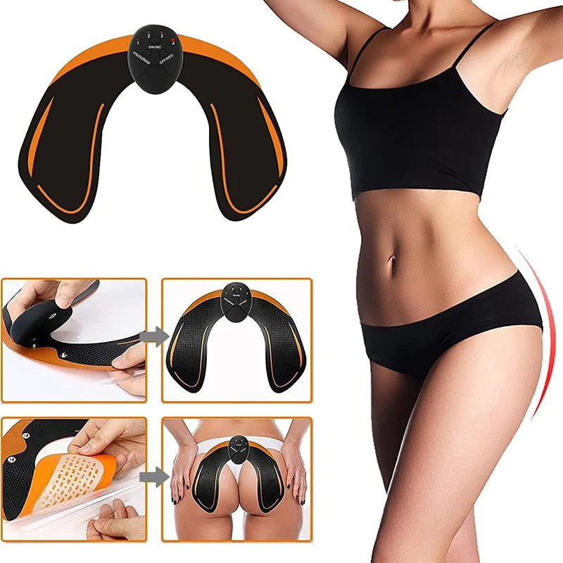 Smart EMS Muscle Stimulator Toner ABS Abdominal Arm Hip Trainer Weight Loss Fitness Shaping Electric Body Slimming Massager