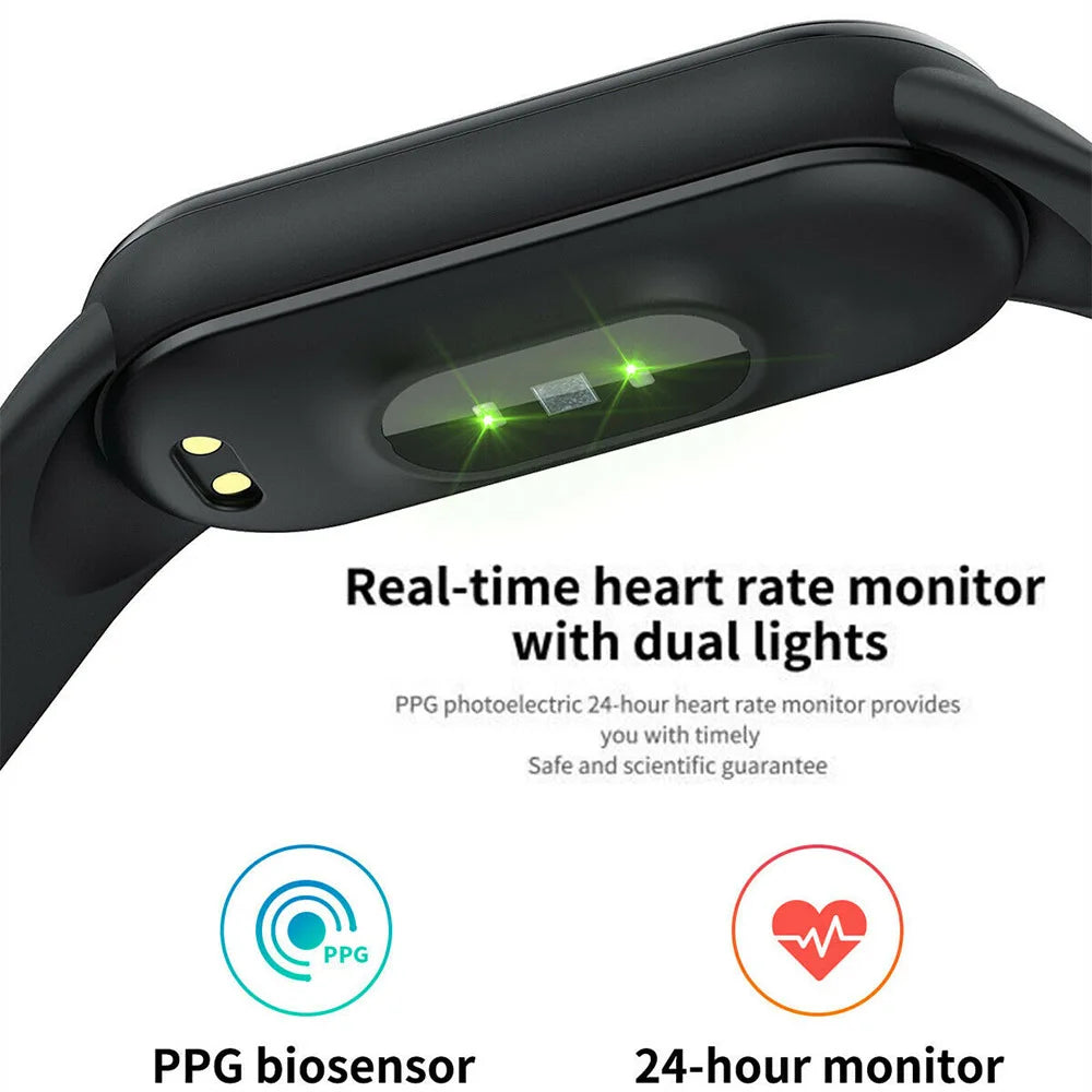 New Smart Watch Digital Men Women Bluetooth Fitness Tracker Watch Sport Heart Rate Blood Pressure for Android iOS Smart watch