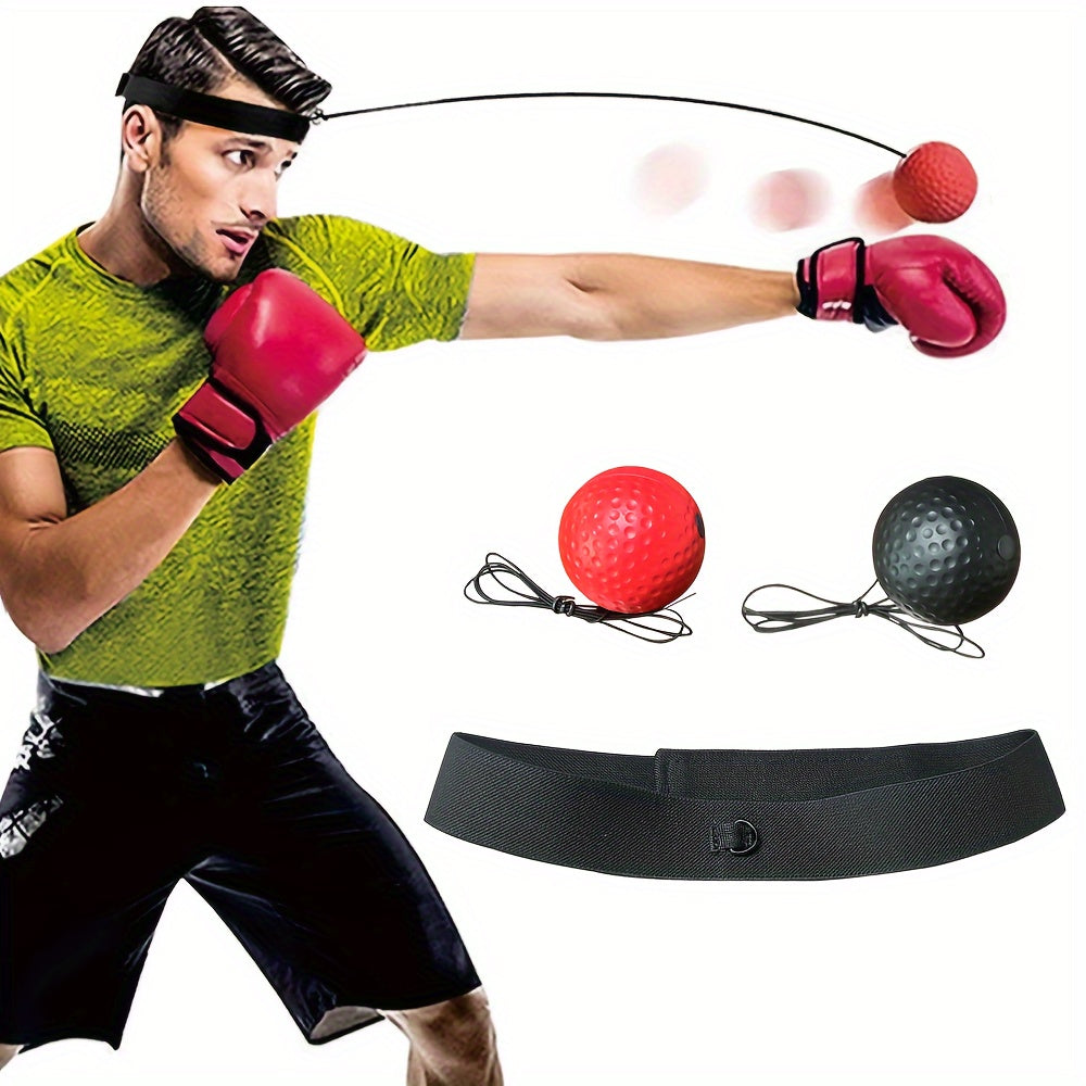 Boxing Reflex Ball - React Reflex Balls On String With Headband